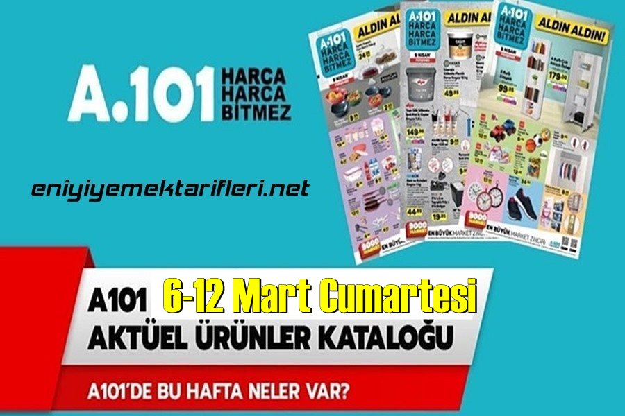 6 Mart Cumartesi, a101 aktüel kataloğu paylaşıldı