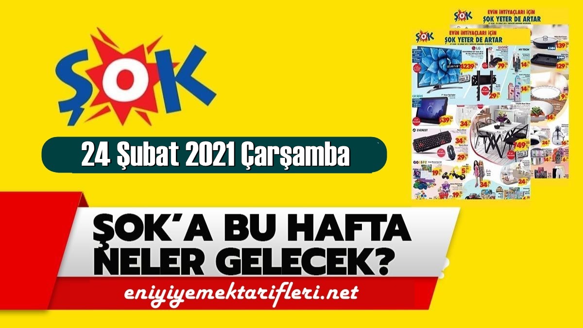 ŞOK 24 Şubat 2021 Çarşamba aktüel ürünler kataloğu paylaşıldı