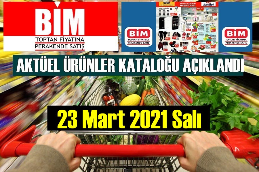 Bim 23 Mart Salı, aktüel kataloğu paylaşıldı