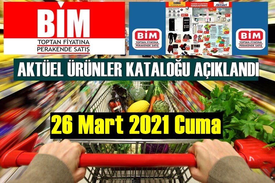 Bim 26 Mart Cuma, aktüel kataloğu paylaşıldı