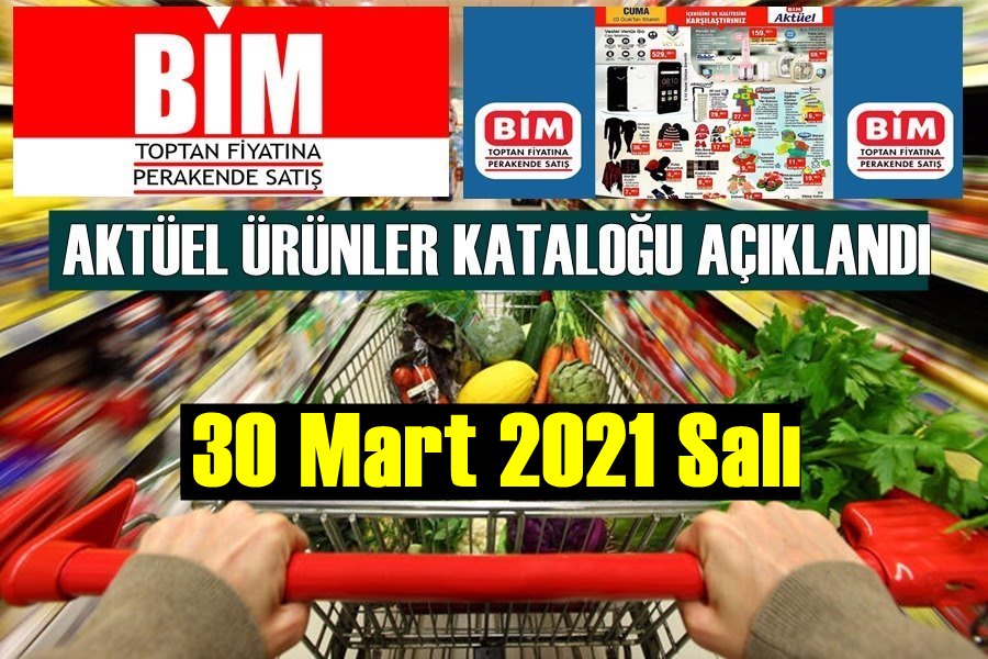 Bim 30 Mart Salı, aktüel kataloğu paylaşıldı