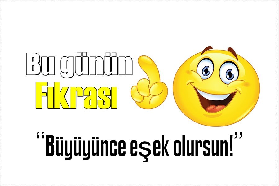 Günün Fıkrası – Büyüyünce eşek olursun!