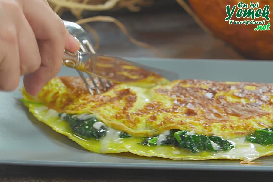 Güzel bir Kahvaltılık Tarifi: Ispanaklı Omlet nasıl yapılır!