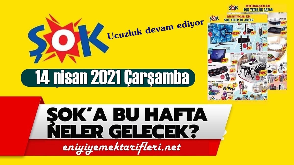 14 nisan Çarşamba, Şok aktüel kataloğu paylaşıldı