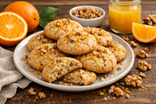 Portakallı Cevizli Kurabiye Tarifini birde bizden deneyin